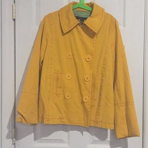 Vintage Marc Jacobs yellow spring pea coat Size L